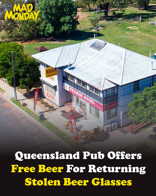 Queensland Pub Offers Free Beer to Locals Who Return Stolen Glasses