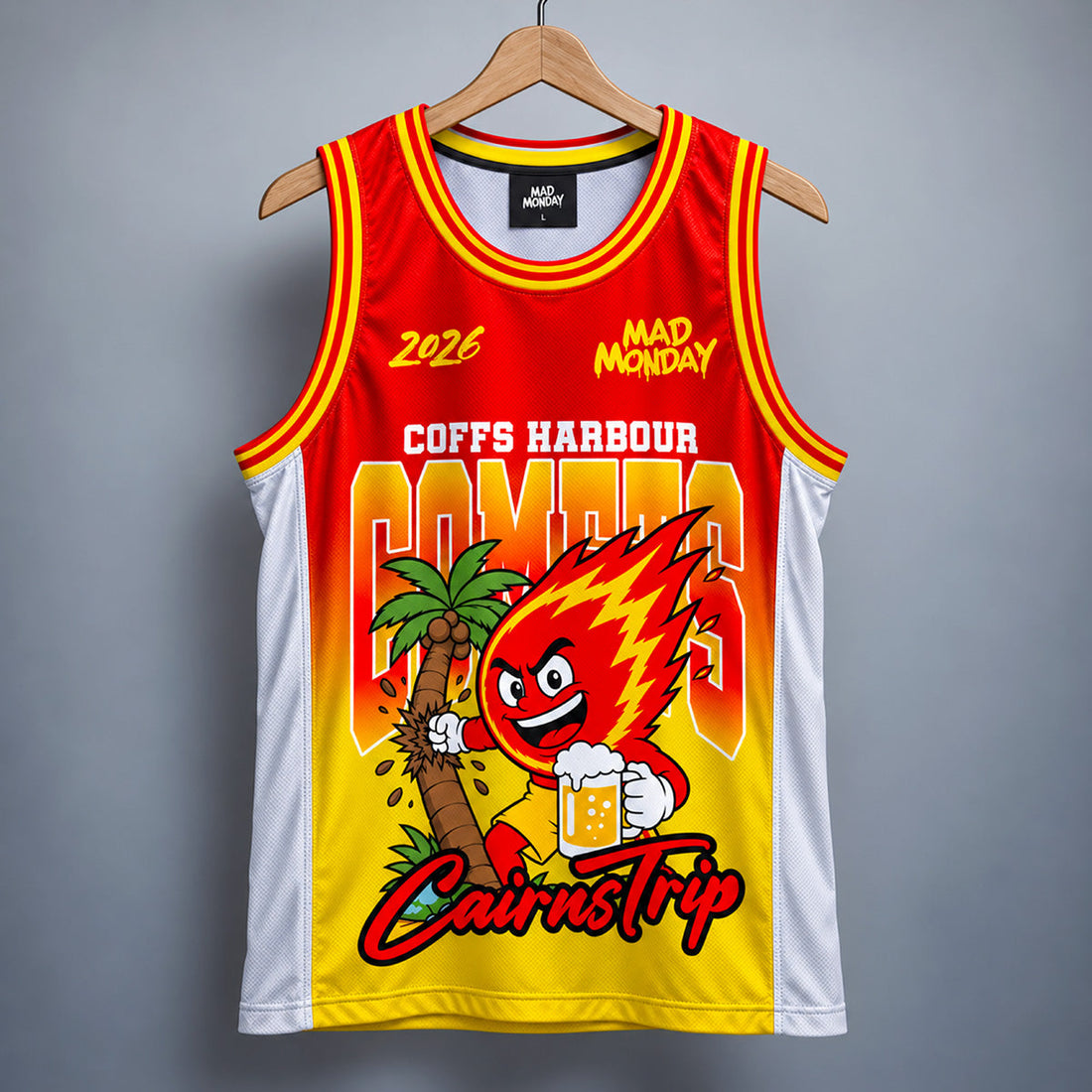 Coffs Harbour Comets Footy Trip Singlets Are Ready for Cairns