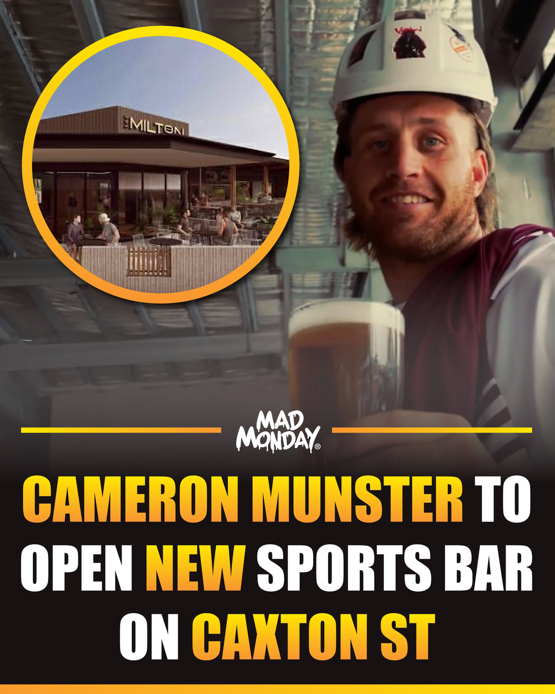 Cameron Munster Brings a New Sporting Hotspot to Caxton Street with The Milton